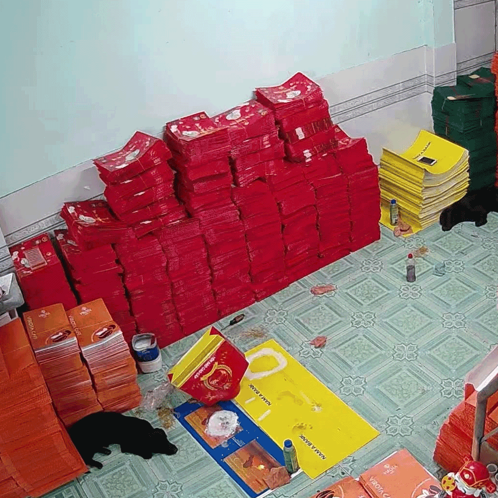 in bao thư - folder gáy - tiêu đề in phạm khôi